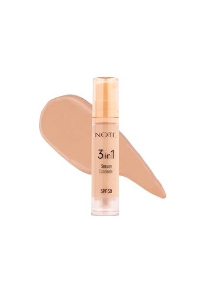 Note 3 In 1 Serum Concealer Spf 50 10 Medium Nemlendirici ve Aydınlatıcı Göz Altı Kapatıcısı modelleri