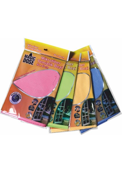 3 Adet Magic Dose Mikro Fiber Temizlik Bezi 40 x 40 cm fiyatları