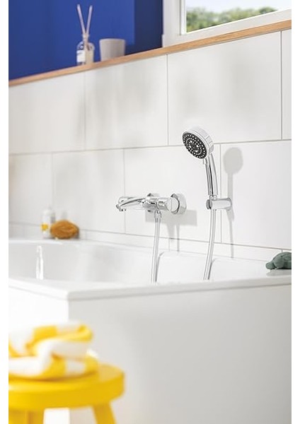 Vitalio Comfort 100 Quickfix El Duşu | 3 Akışlı | Su Tasarruflu | Kireç Önleyici Sistem | Duş Başlığı | Krom | 26092000 modelleri