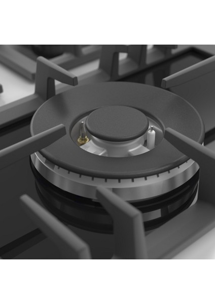 Flowart Turbolu 5 Gözlü Silenart Beyaz Cam Ankastre Set QBL62CB - BL136 - D064SA indirimleri