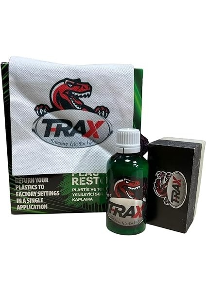 Trax Oto Araç Seramik Kaplama ve Plastik Aksam Yenileyici - Tampon, Torpido ve Parlatıcı, Yüksek Performanslı Koruma ve Parlaklık indirimleri
