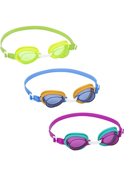 2 Adet Bestway Aqua Burst Essential Çocuk (3+) Yüzücü Gözlüğü Üçlü Paket 21074