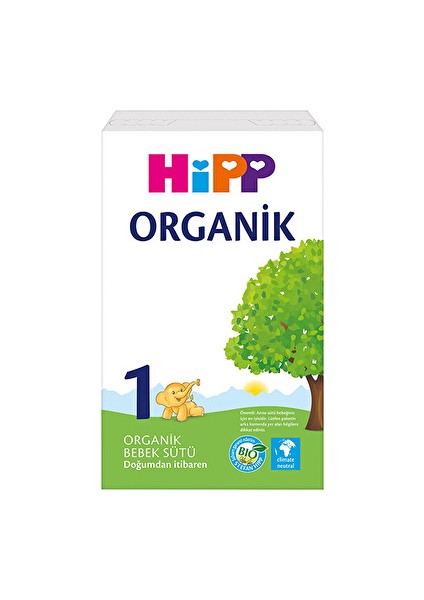 3 Adet Hipp 1 Organik Bebek Sütü 600 G