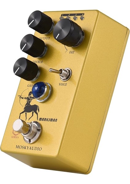 Overdrive/preamp/booster Gitar Efekt Pedalı 4 Kırpma Modu Anahtar ve Çıkış/tiz/kazanç Kontrolleri Elektro Gitar Iç Kompakt Taşınabil Dijital Gitar Efekt Işlemcisi - Marksman