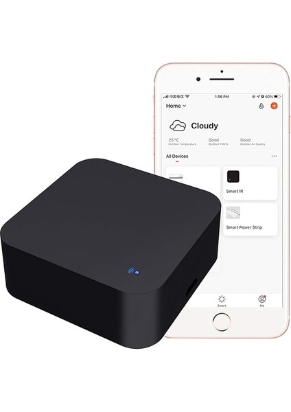 Wifi Akıllı Uzaktan Kumanda Akıllı Ev Kızılötesi Evrensel Uzaktan Kumanda Blaster, Bir Tüm Kontrol Ac Tv DVD CD Aud Klima Sat Vb. Için, Hub Gerektirmez Alexa ve Google Home (Ir) ile Uyumlu