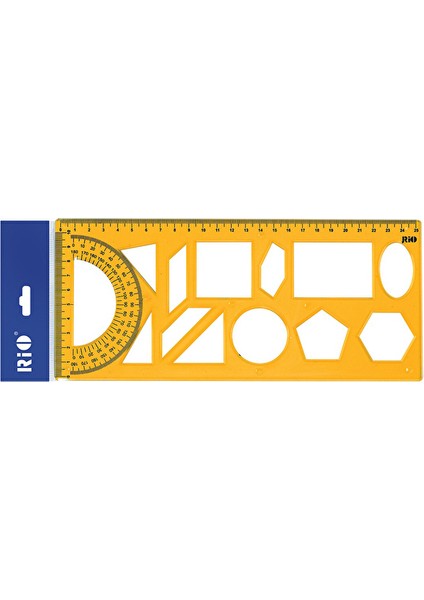 4 Adet Geometrik Şablon