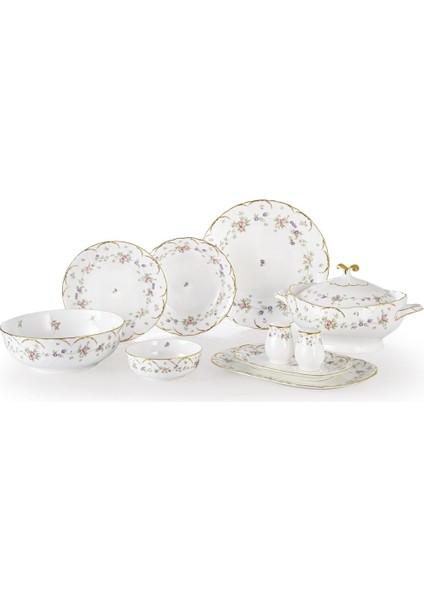 Perla Rose 60 Parça Yemek Takımı