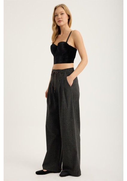 Ekose Bel Last Pantolon fiyatları