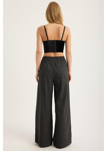 Ekose Bel Last Pantolon indirimleri