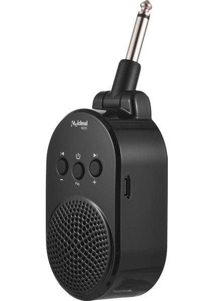 5W Gitar Amfisi Bt Taşınabilir Tak-Çalıştır Hoparlör Tüm Elektrik Gitarlar Nefesli Çalgılar Pratik Amfisi Type-C 270 Derece Döndürülebilir Tak ve Çalıştır