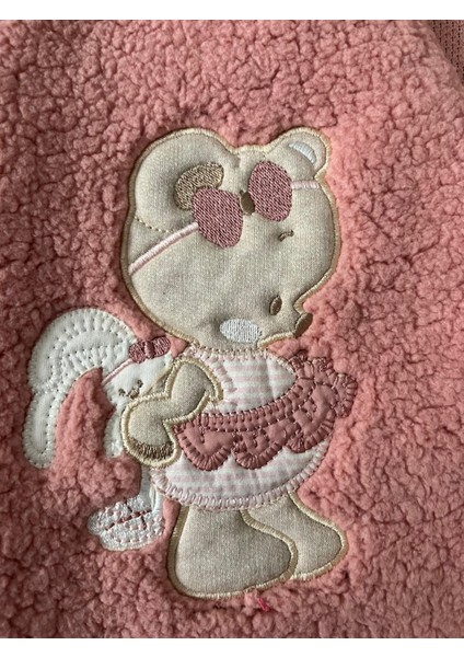 3-12 Ay Sevimli Hayvan Nakış Işlemeli Kapşonlu Fermuarlı Ekstra Yumuşak Welsoft Kuzu Tulum modelleri