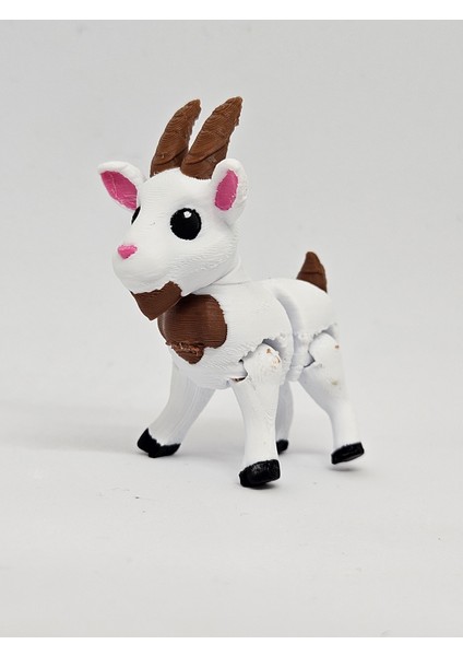 Aysbistudio Minik Sevimli Keçi Hayvan Figür Oyuncak Çocuk Gelişimine Yardımcı – Flexi Hayvan Figür +4 Yaş - Bpa Free fırsatları