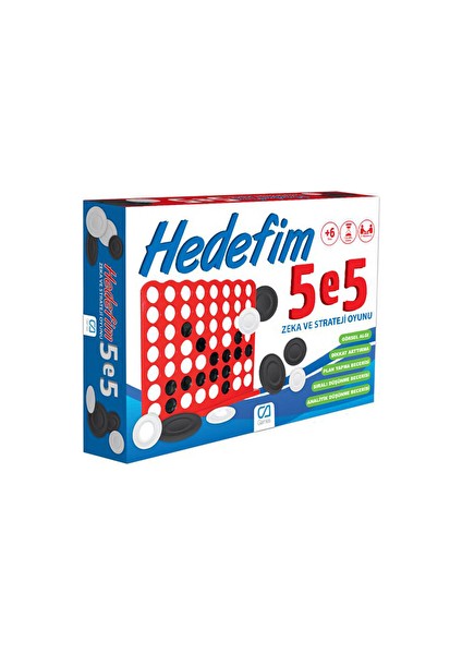 4 Adet Hedefim 5 E 5 Zeka ve Strateji Oyunu
