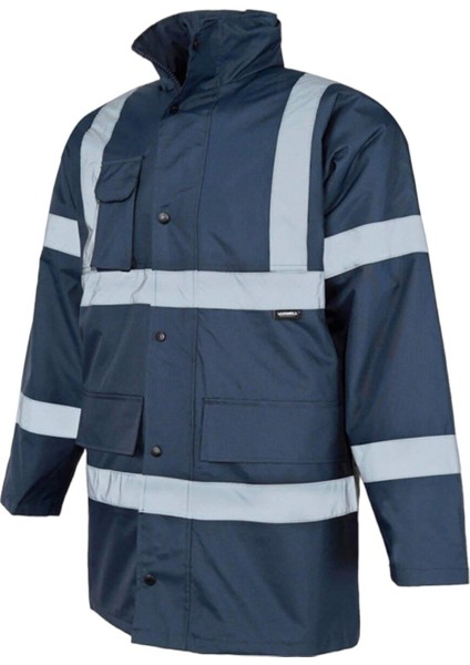 WJK01 Oxford Reflektörlü Parka (Lacivert)