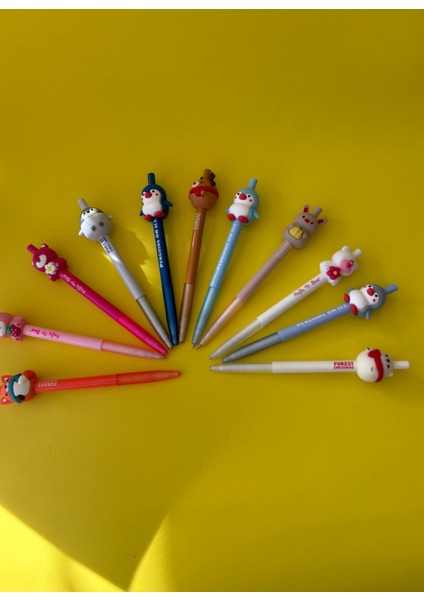 2'li Hayvan Figürlü Versatil Uçlu Kalem Seti | 0.7 Uç | Okul Hediyesi Kalem fiyatları