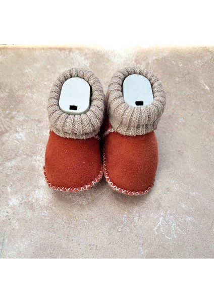 El Örgüsü Pamuk Ip Bebek Patikleri Hediye Kutulu, El Yapımı, Yumuşak ve Rahat