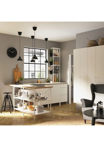 Enhet Boy Dolabı Beyaz 30 x 32 x 180 cm modelleri