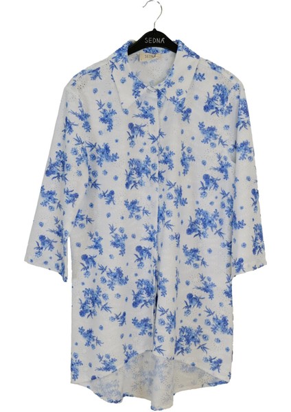 3060 Sedna Desenli Asimetrik Gömlek modelleri