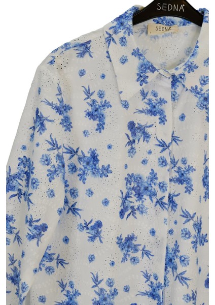 3060 Sedna Desenli Asimetrik Gömlek fırsatları