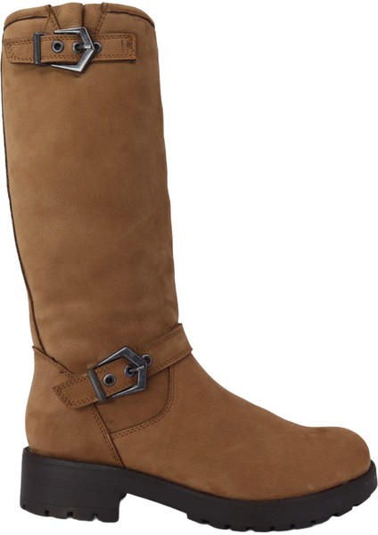 Hobby 26971N Kadın Nubuk Deri Çizme