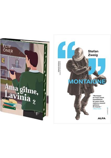 Ama Gitme Lavinia - 2 (Ciltli) + Montaigne
