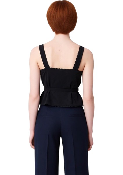 Kadın Pamuklu Dokuma Bluz Şık Kare Yaka ve Rahat Kalıp Detayları Kaliteli Şık Rahat Modern modelleri