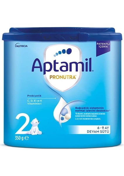 Aptamil 2 Prebiyotikli Devam Sütü 350 gr