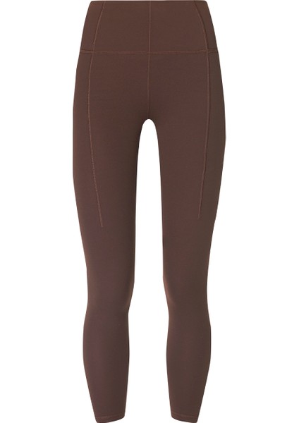 Super Soft 7/8 Kadın Kahverengi Yoga Tayt fırsatları