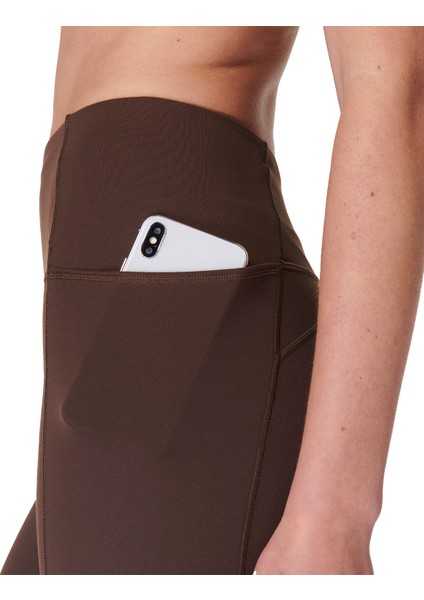Super Soft 7/8 Kadın Kahverengi Yoga Tayt indirimleri