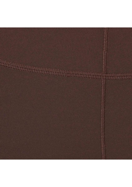 Super Soft 7/8 Kadın Kahverengi Yoga Tayt