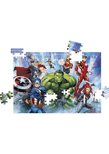 29778 Supercolor Marvel The Avengers 180 Parça Yapboz, 7 Yaşından Büyük Çocuklar Için, Italya'da Üretilmiştir, Çok Renkli, Orta Boy indirimleri