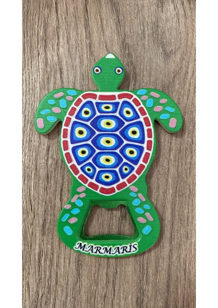 Marmaris Temalı Plastik Şişe Açacağı Magnet Buzdolabı Süsü Açacak (KOD:924)