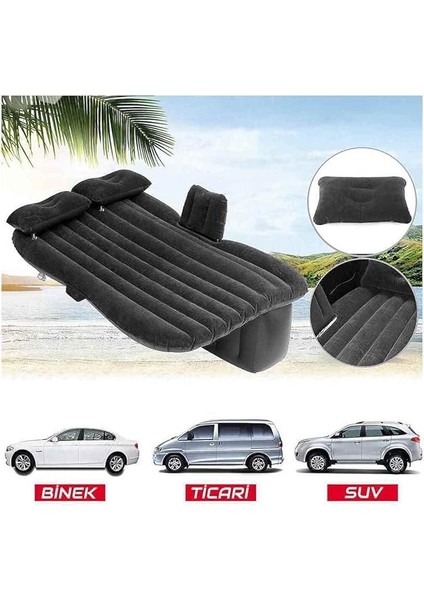 Oto Arka Koltuk Üstü Şişme Yatak (Pompa Hediyeli) indirimleri