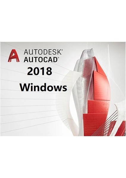 AutoCAD 2018 (Windows) - 1 PC 1 Yıl Autodesk Serial Key