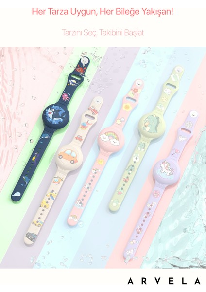 Airtag Yuvalı Bileklik Çocuklar Için - Su Geçirmez Tasarım, Ayarlanabilir fiyatları