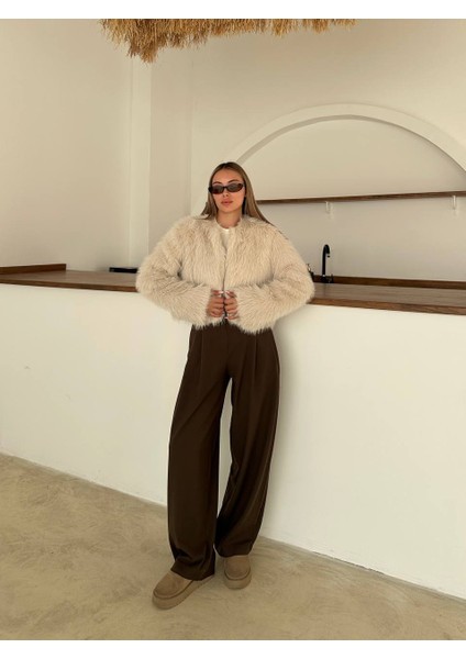 Astarlı ve Kancalı Şık Kürk Mont modelleri