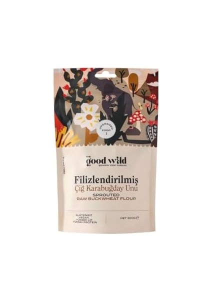 The Good Wild Filizlendirilmiş Çiğ Karabuğday Unu