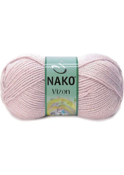 Litaetrend 5 Adet Vizon Premium Akrilik El Örgü Ipi Yünü Renk NO:318 Gül Goncası fiyatları