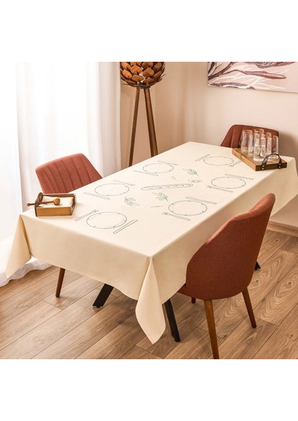 Soft Senem Masa Örtüsü - Bej - 145X200 cm fiyatları