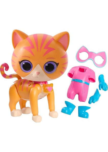 Play Disney Junior Superkitties Cat-Tastic Dönüştüren Ginny Işıkları ve Sesleri Figür, 3 Yaş Üstü Çocuk Oyuncakları