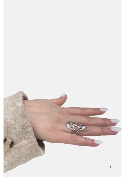 Désir Modern Tasarım Gümüş Kadın Yüzük modelleri