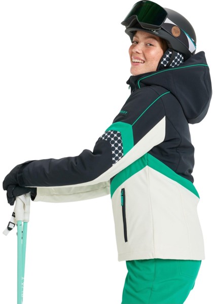 Peak Chic Softshell Kadın Siyah Snowboard Ceketi fiyatları