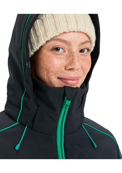 Peak Chic Softshell Kadın Siyah Snowboard Ceketi fırsatları