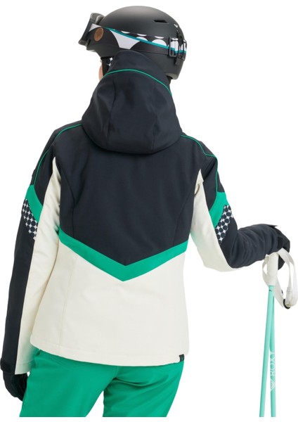 Peak Chic Softshell Kadın Siyah Snowboard Ceketi
