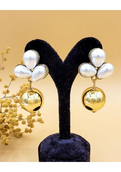 Incili Gold Damla Pirinç Küpe fiyatları