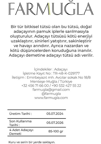 4'lü Doğal Kurutulmuş Adaçayı Tütsü Çubuğu Paketi - Pozitif Atmosfer ve Rahatlama Için Saf Bitkisel Paketler - Yüksek Kaliteli, Özenle Seçilmiş Adaçayı, Doğal Paketlenmiş fiyatları