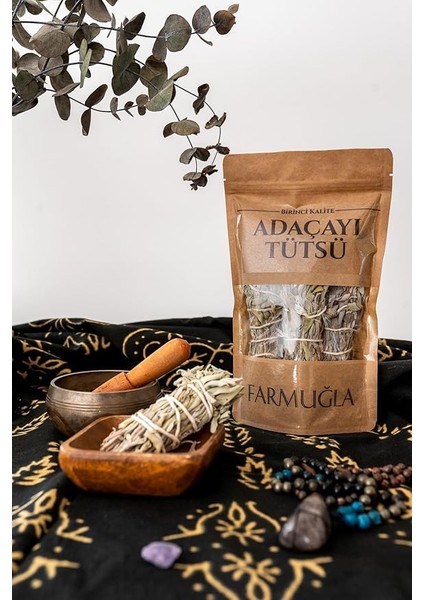 4'lü Doğal Kurutulmuş Adaçayı Tütsü Çubuğu Paketi - Pozitif Atmosfer ve Rahatlama Için Saf Bitkisel Paketler - Yüksek Kaliteli, Özenle Seçilmiş Adaçayı, Doğal Paketlenmiş indirimleri