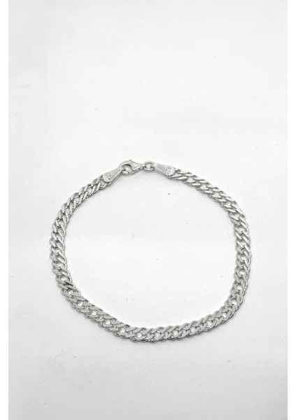 Klasik Gümüş Erkek Zincir Bileklik