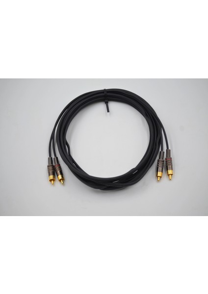 Amfi Rca Kablosu – 3 Metre - El Yapımı %100 Bakır – Anfi Rca Ses Kablosu - 3 Metre