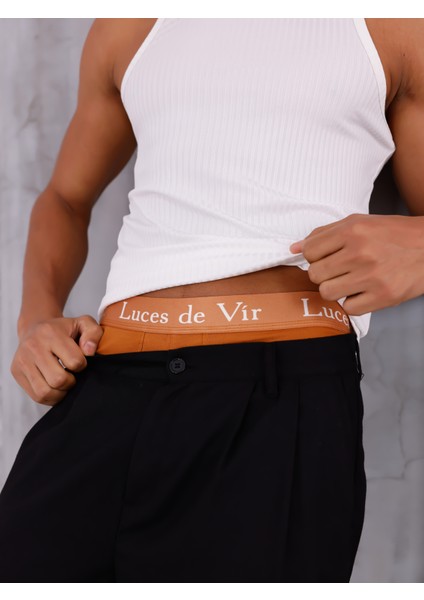 Erkek 3’lü Boxer Seti kahverengi